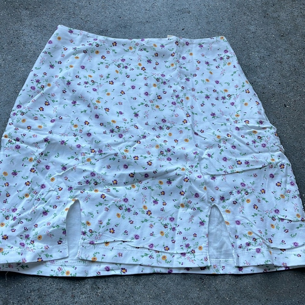 PacSun LA Hearts Floral Mini Skirt